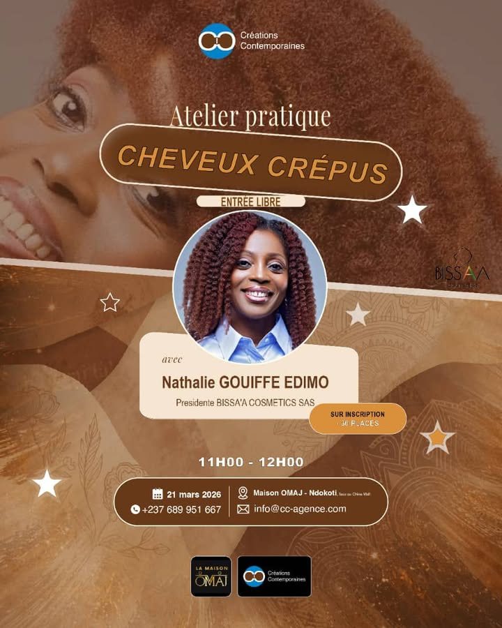 Atelier cheveux crépus avec Nathalie Edimo